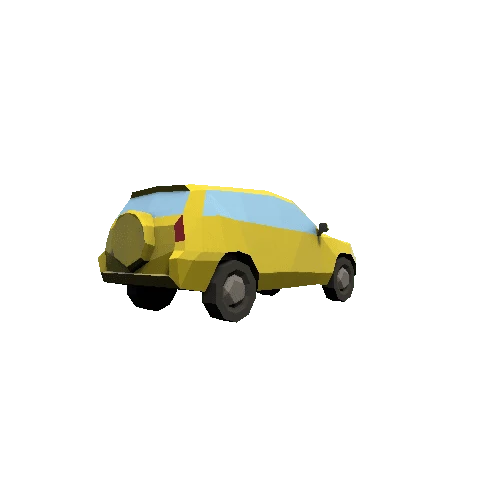 PaperCarsSUV5DayYellow Variant